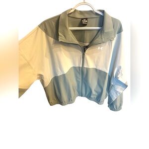 NWT Under Armour Women's RIVAL WOMEN JACKET- Silica Green- XL